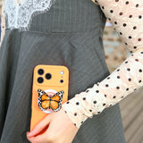 Hand-painted Monarch Butterfly GripCharm | Eco-Friendly