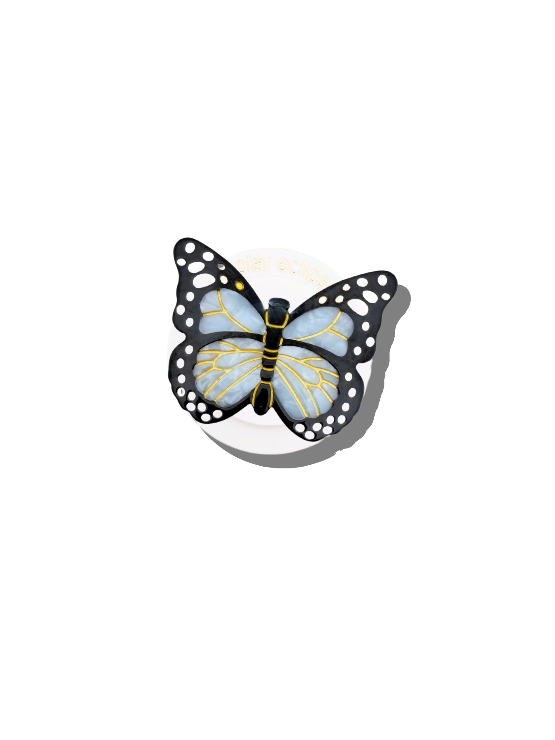 Hand-painted Monarch Butterfly GripCharm | Eco-Friendly