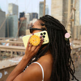 Hand-painted Celestial Sun GripCharm | Eco-Friendly