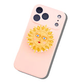 Hand-painted Celestial Sun GripCharm | Eco-Friendly