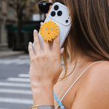 Hand-painted Celestial Sun GripCharm | Eco-Friendly
