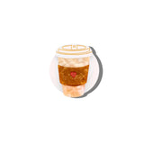 Hand-painted Coffee Cup GripCharm | Eco-Friendly