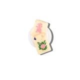 Hand-painted Flower Mahjong GripCharm | Eco-Friendly