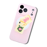 Hand-painted Flower Mahjong GripCharm | Eco-Friendly