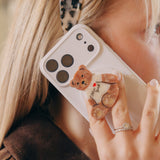 Hand-painted New York Teddy GripCharm | Eco-Friendly