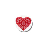 Hand-painted Paisley Heart GripCharm | Eco-Friendly