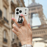 Hand-painted Tuxedo Cat GripCharm | Eco-Friendly