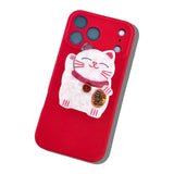 Hand-painted Lucky Cat GripCharm | Eco-Friendly