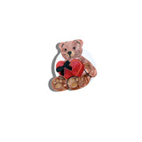 Hand-painted Heart Teddy GripCharm | Eco-Friendly