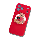 Hand-painted Heart Teddy GripCharm | Eco-Friendly