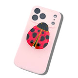 Hand-painted Ladybug GripCharm | Eco-Friendly