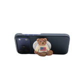 Hand-painted Americana Teddy GripCharm | Eco-Friendly