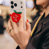 Hand-painted NYC Apple GripCharm | Eco-Friendly