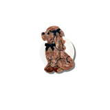 Hand-painted Coquette Puppy GripCharm | Eco-Friendly