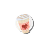 Hand-painted Cafe Coffee GripCharm | Eco-Friendly