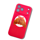 Hand-painted Bow Croissant GripCharm | Eco-Friendly