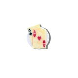 Hand-painted Ace of Hearts GripCharm | Eco-Friendly