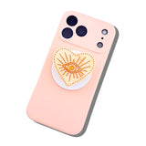 Hand-painted Celestial Eye Heart GripCharm | Eco-Friendly