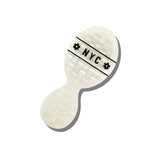 Hand-painted NYC Mosaic Handbag Hero Brush | Eco-Friendly