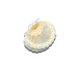 Hand-painted Scallop Seashell Claw Hair Clip | Eco-Friendly