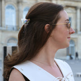 Hand-painted Martini Claw Hair Clip | Eco-Friendly