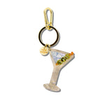 Hand-painted Martini Bag Charm + Keychain | Eco-Friendly