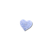 Hand-painted Paisley Heart Brooch Pin
