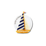 Hand-painted Sailboat GripCharm | Eco-Friendly