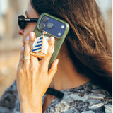 Hand-painted Sailboat GripCharm | Eco-Friendly
