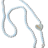 Hand-painted Mama Heart Crossbody Phone Chain