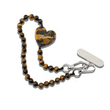 Hand-painted Mama Heart Bracelet Phone Chain