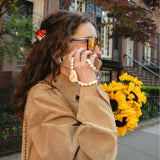 Hand-painted Mama Heart Bracelet Phone Chain