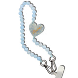 Hand-painted Mama Heart Bracelet Phone Chain