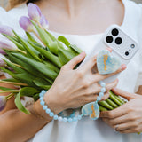 Hand-painted Mama Heart Bracelet Phone Chain