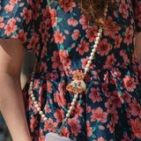 Hand-painted Mama Bear Crossbody Phone Chain