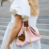 Hand-Painted Mama Heart Acetate Bag Charm + Keychain | Eco-Friendly