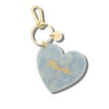 Hand-Painted Mama Heart Acetate Bag Charm + Keychain | Eco-Friendly