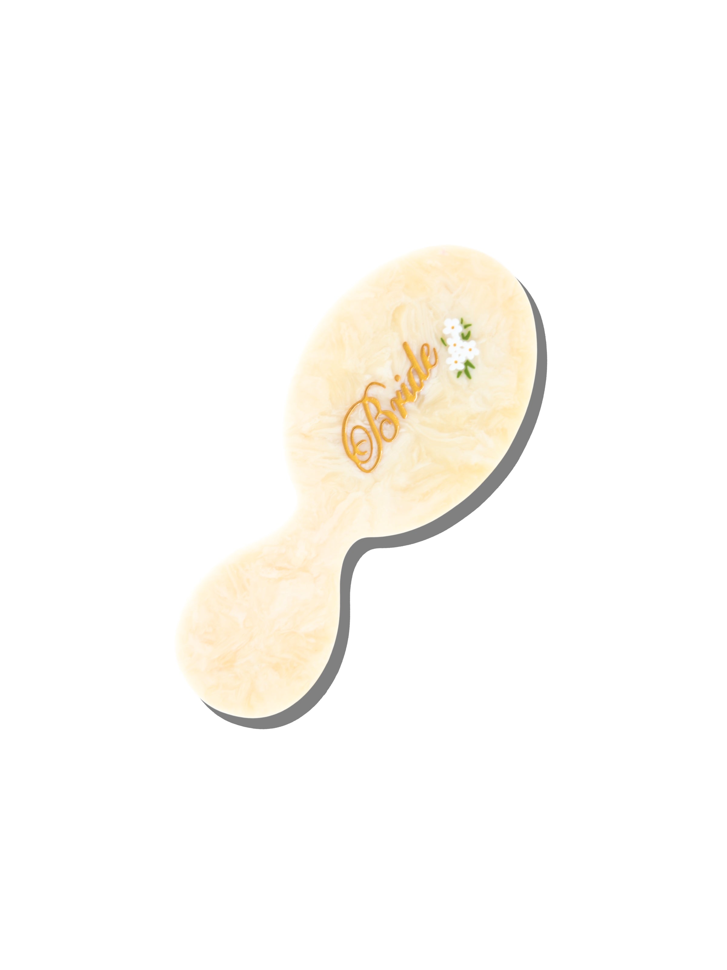 Hand-painted Bride Handbag Hero Brush | Eco-Friendly