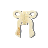 Hand-painted Bride Bow Claw Hair Clip | Eco-Friendly