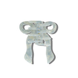 Hand-painted Bride Bow Claw Hair Clip | Eco-Friendly