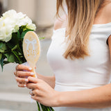 Hand-painted Bridal Bow Amazing Hair Day Brush | Eco-Friendly