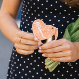 Hand-painted Bridesmaid Heart Compact Mirror | Eco-Friendly