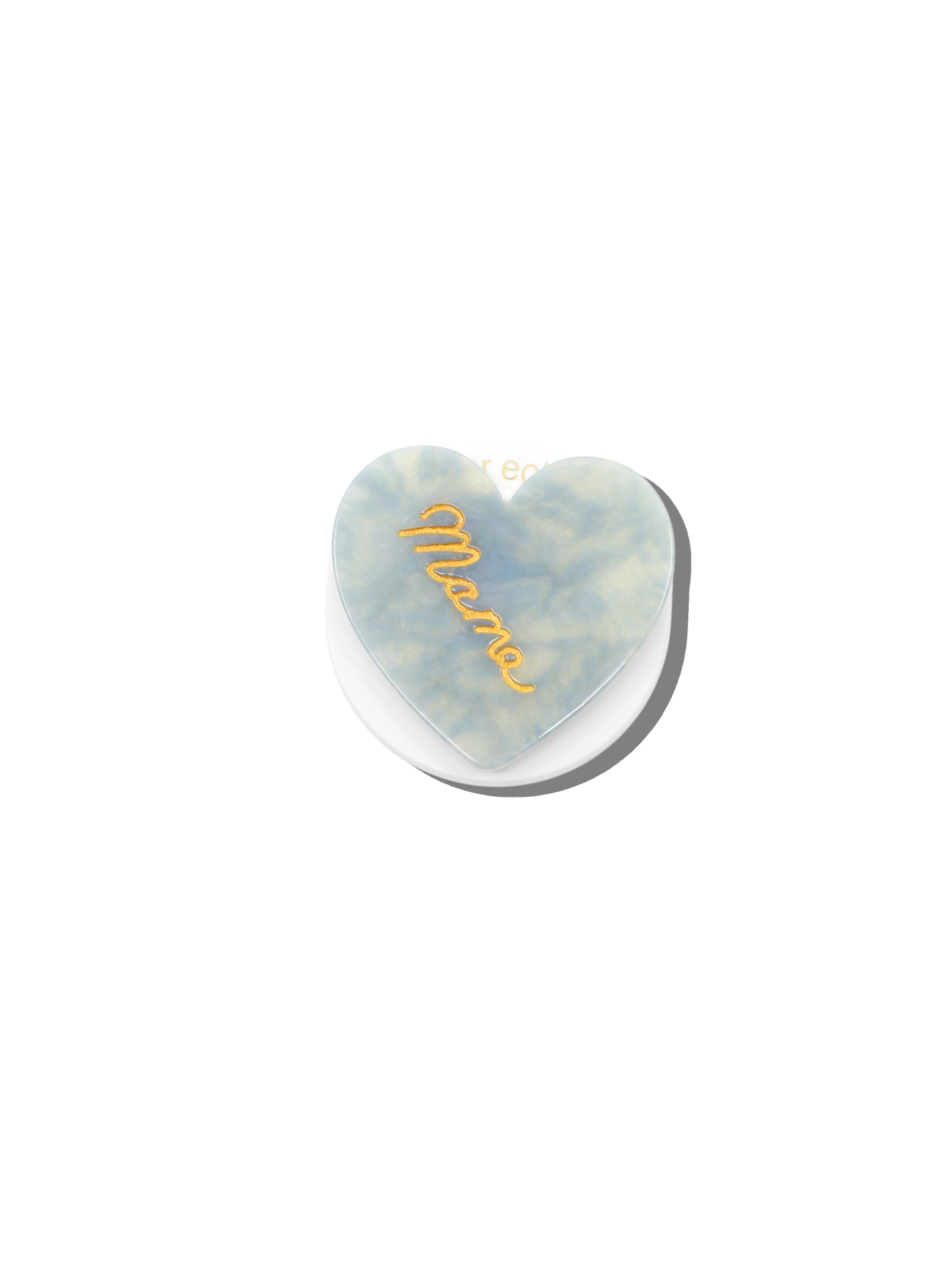 Hand-painted Mama Heart GripCharm | Eco-Friendly