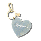 Hand-Painted Dog Mom Bag Charm + Keychain | Eco-Friendly