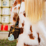 Hand-Painted Dog Mom Bag Charm + Keychain | Eco-Friendly