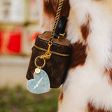 Hand-Painted Dog Mom Bag Charm + Keychain | Eco-Friendly