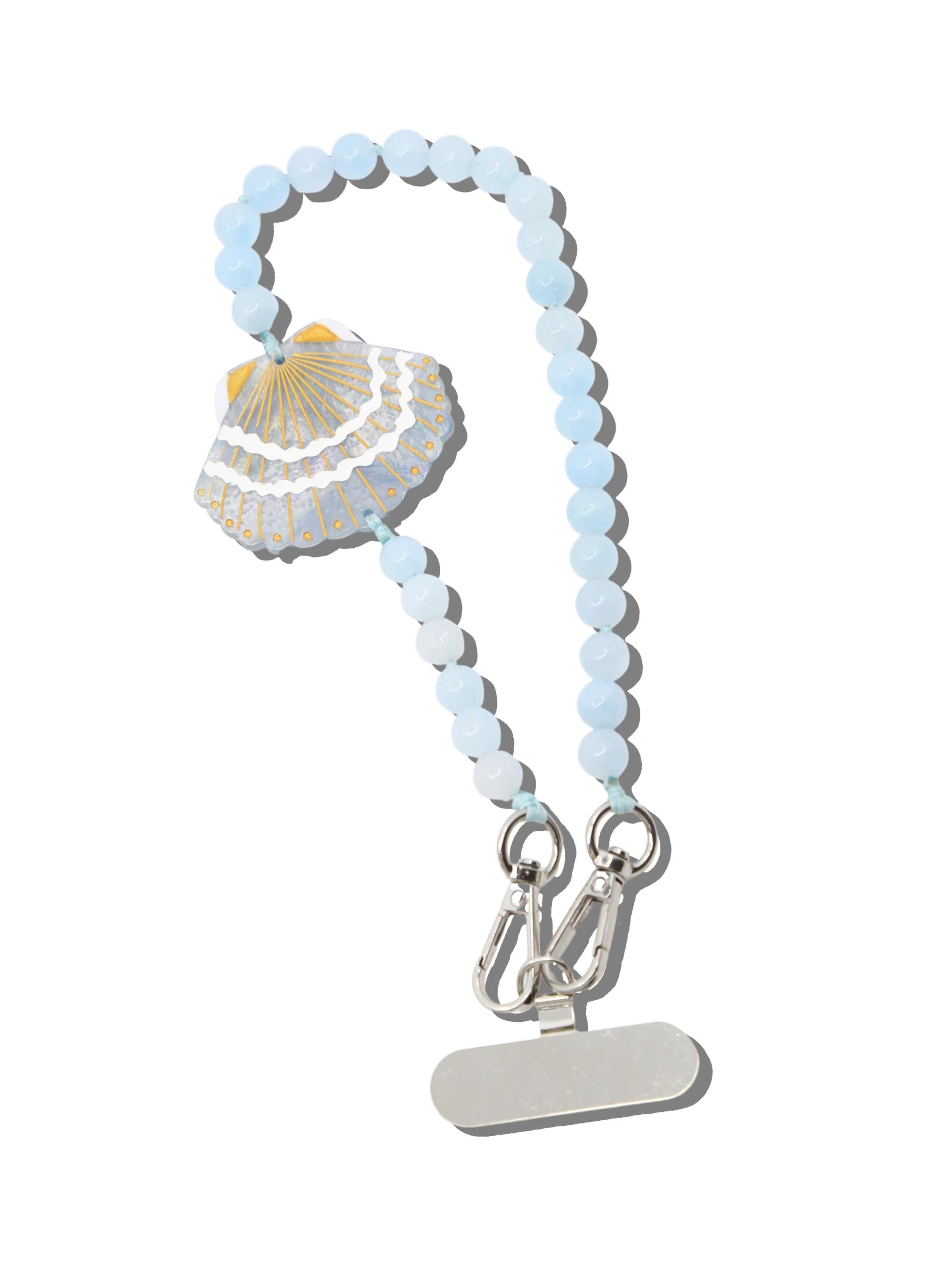 Hand-painted Seashell Bracelet Phone Chain
