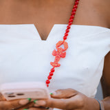 Hand-painted Lobster Crossbody Phone Chain