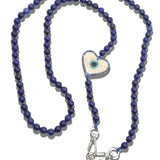 Hand-painted Coastal Lucky Eye Crossbody Phone Chain