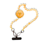 Hand-painted Celestial Sun Bracelet Phone Chain